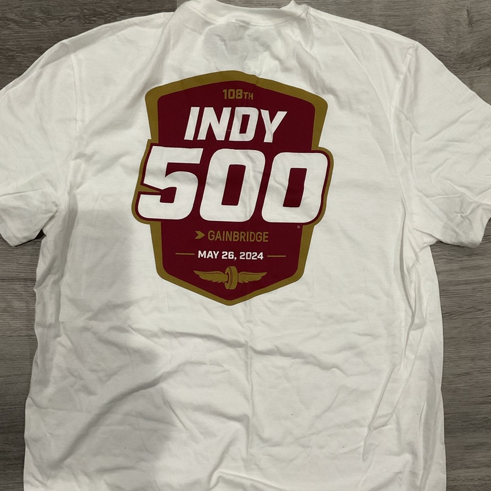 Indy 500 White T-Shirt